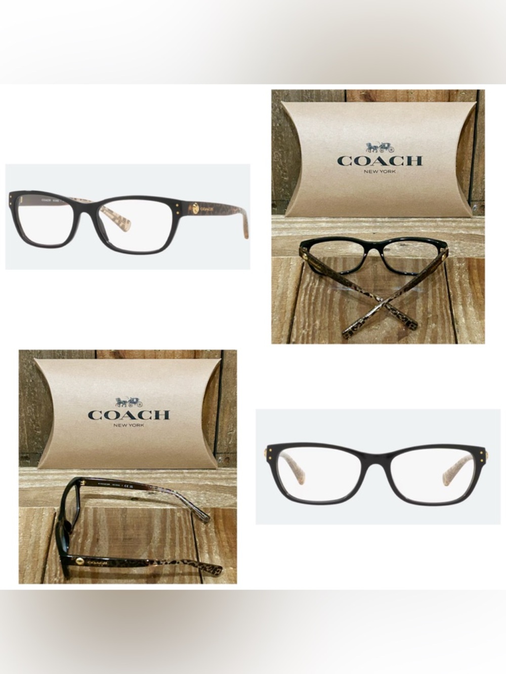 Coach. 4 Piece: New Jules Hobo Bag with Free Eyeglasses, Dust Bag & Gift Box. - Picture 14 of 16